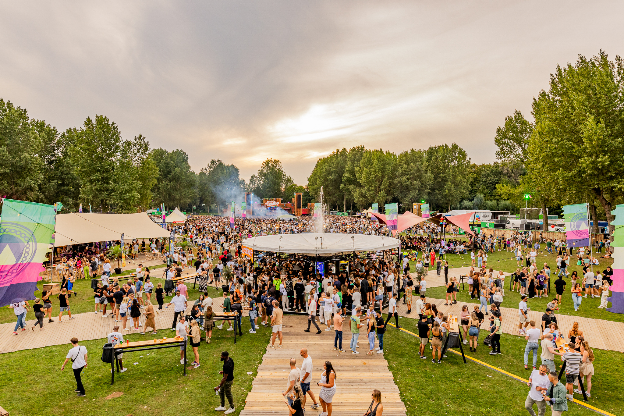 Festivals met vlonders